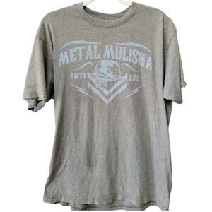 Metal Mulisha Mens Tee Size Large Rock Twist Soft Wash